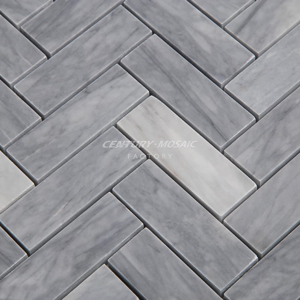 1"x 3" Herringbone Marble Mosaic Manufacturer