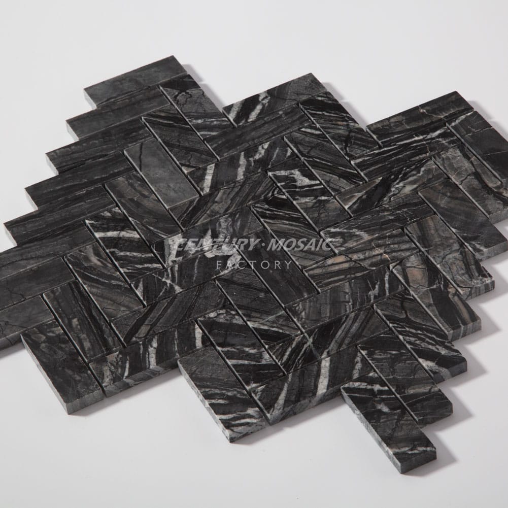 1"x 3" Herringbone Marble Mosaic Manufacturer