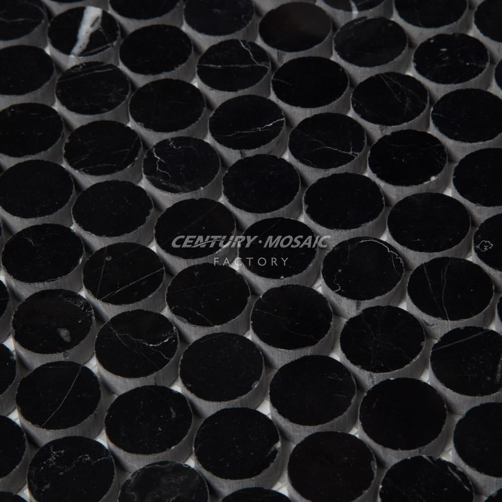 1" Penny Round Marble Mosaic Manufacturer