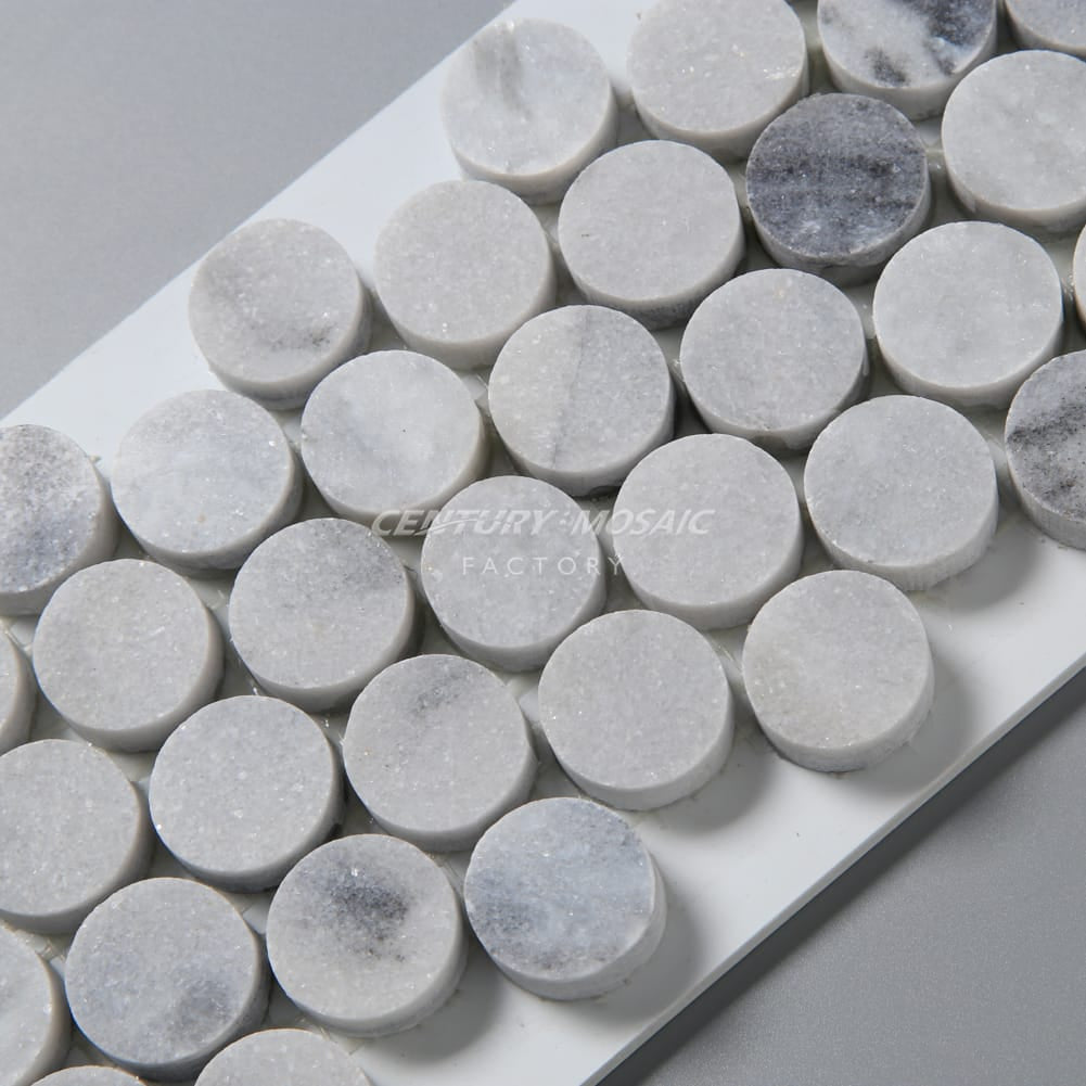 1" Penny Round Marble Mosaic Manufacturer