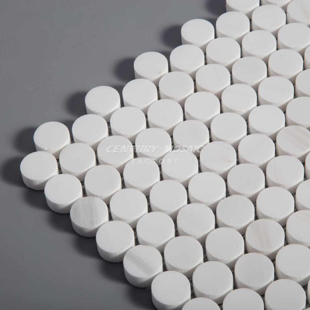 Penny Round Marble Mosaic Manufacturer