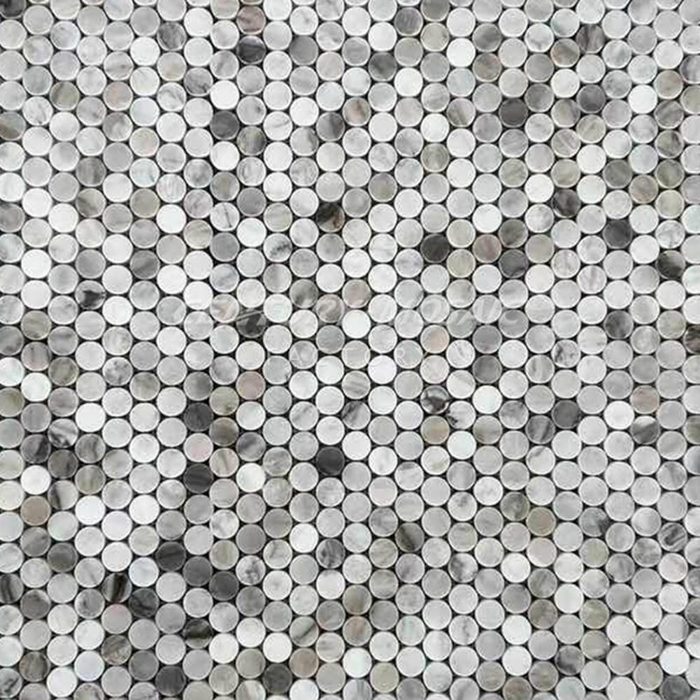 1" Penny Round Marble Mosaic Manufacturer