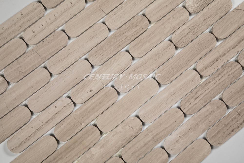 Elongated Oval Marble Mosaic Manufacturer