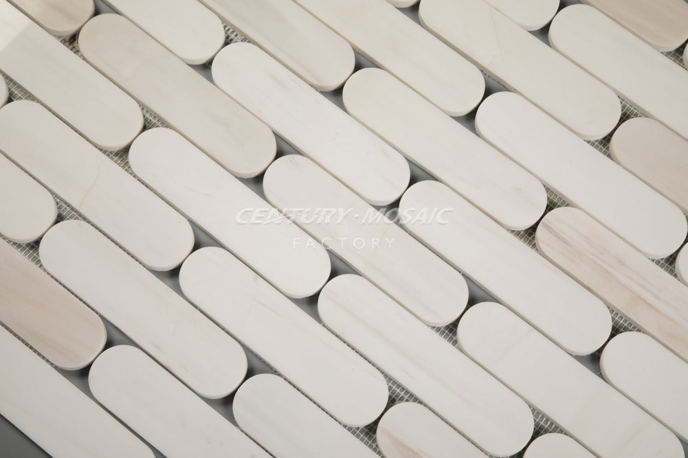 Elongated Oval Marble Mosaic Manufacturer