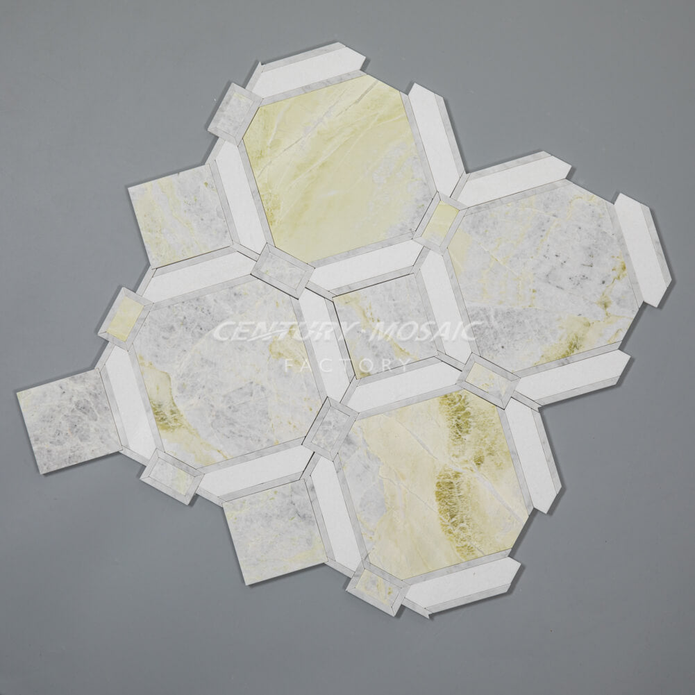 Rhombus Marble Mosaic Manufacturer