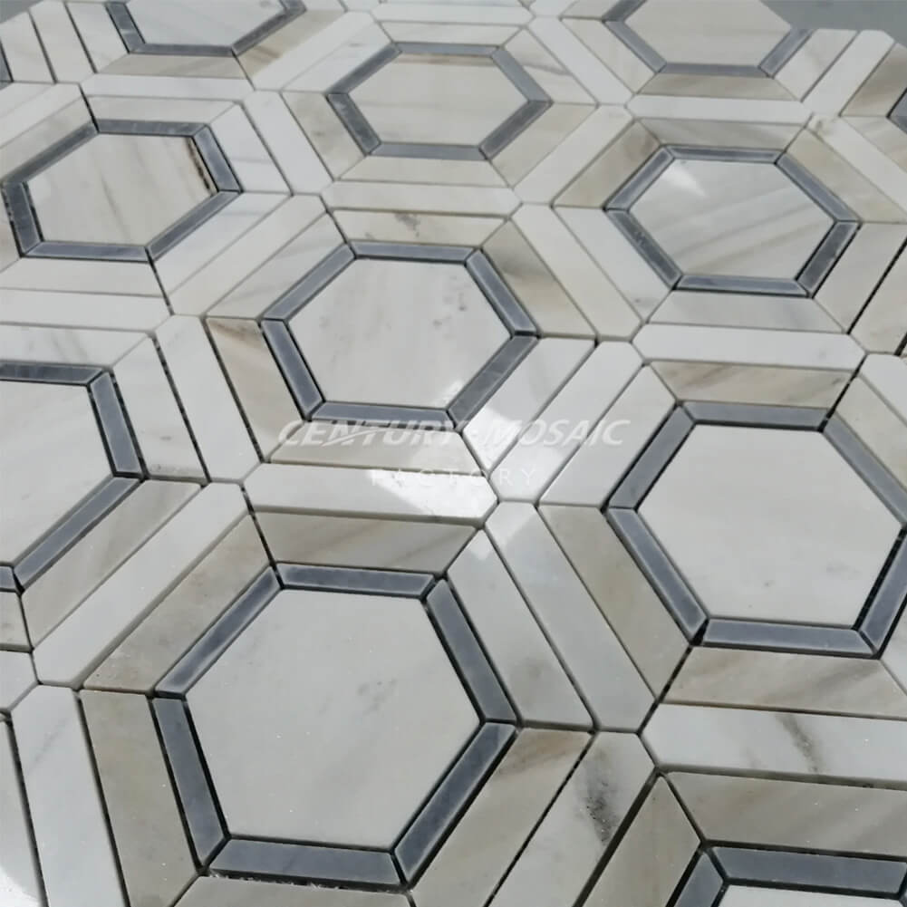 Hexagon Marble Mosaic Manufacturer