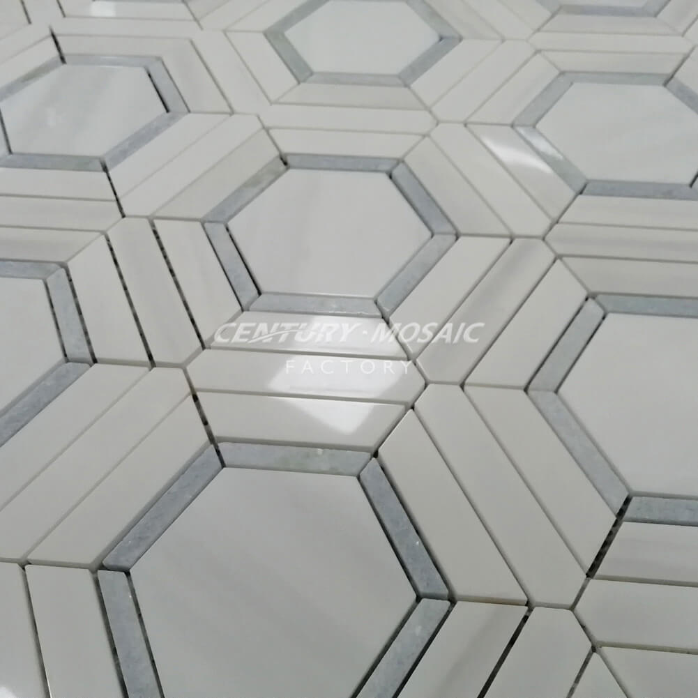 Hexagon Marble Mosaic Manufacturer