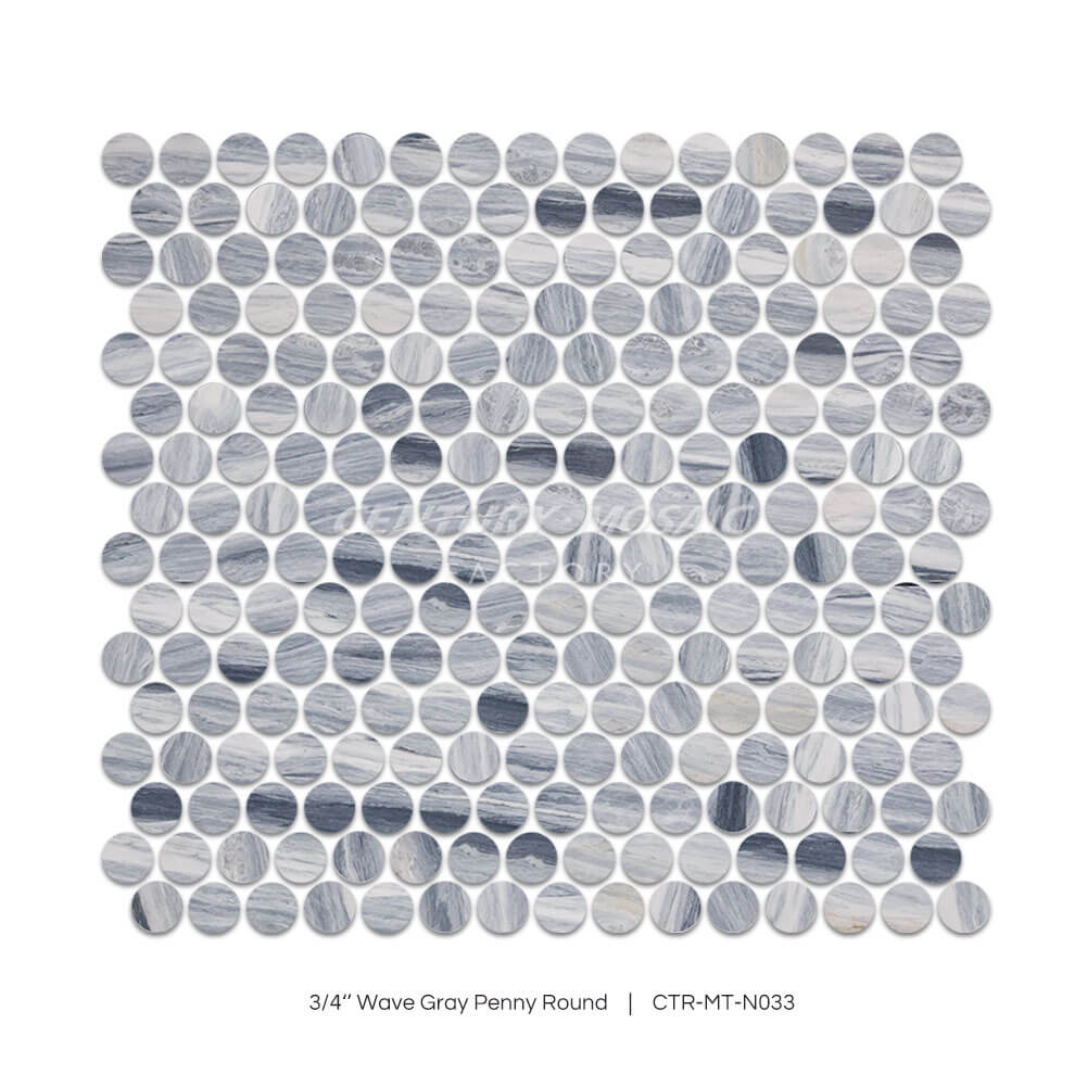 Penny Round Marble Mosaic Manufacturer
