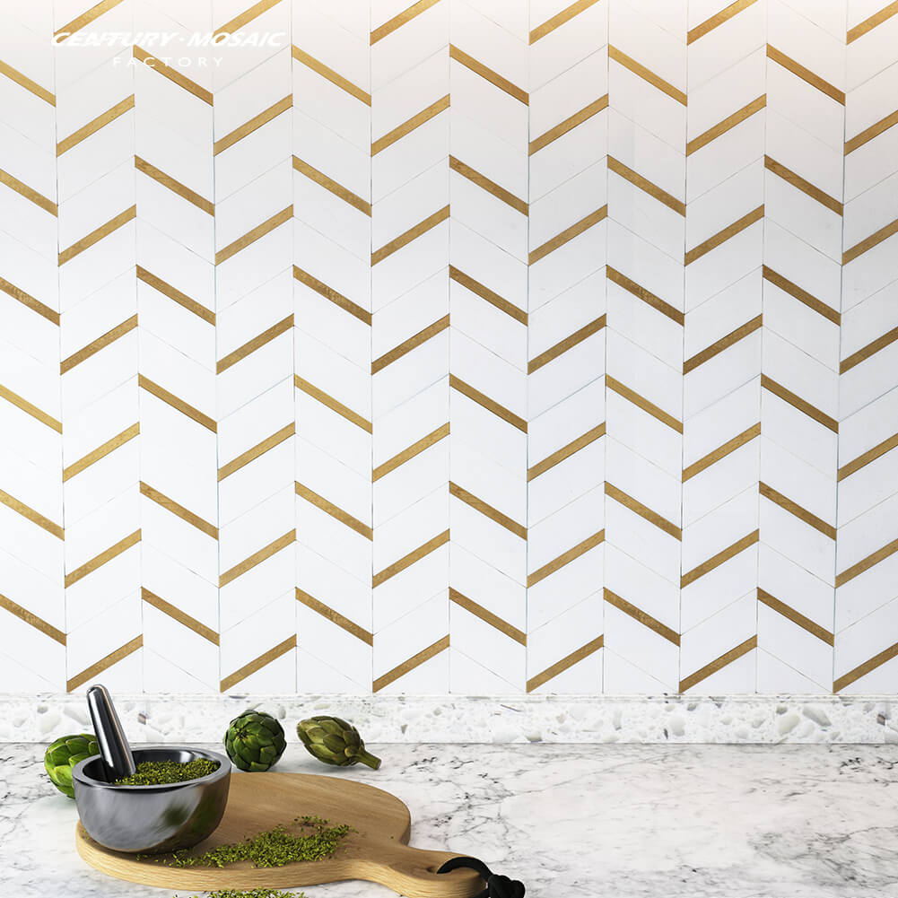 Waterjet Marble Mosaic Wholesale