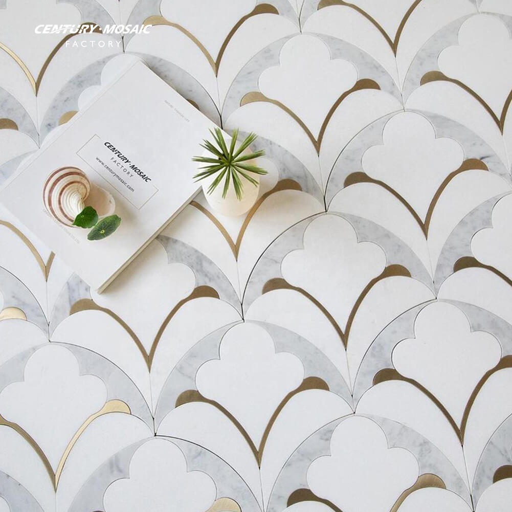 Waterjet Marble Mosaic Wholesale