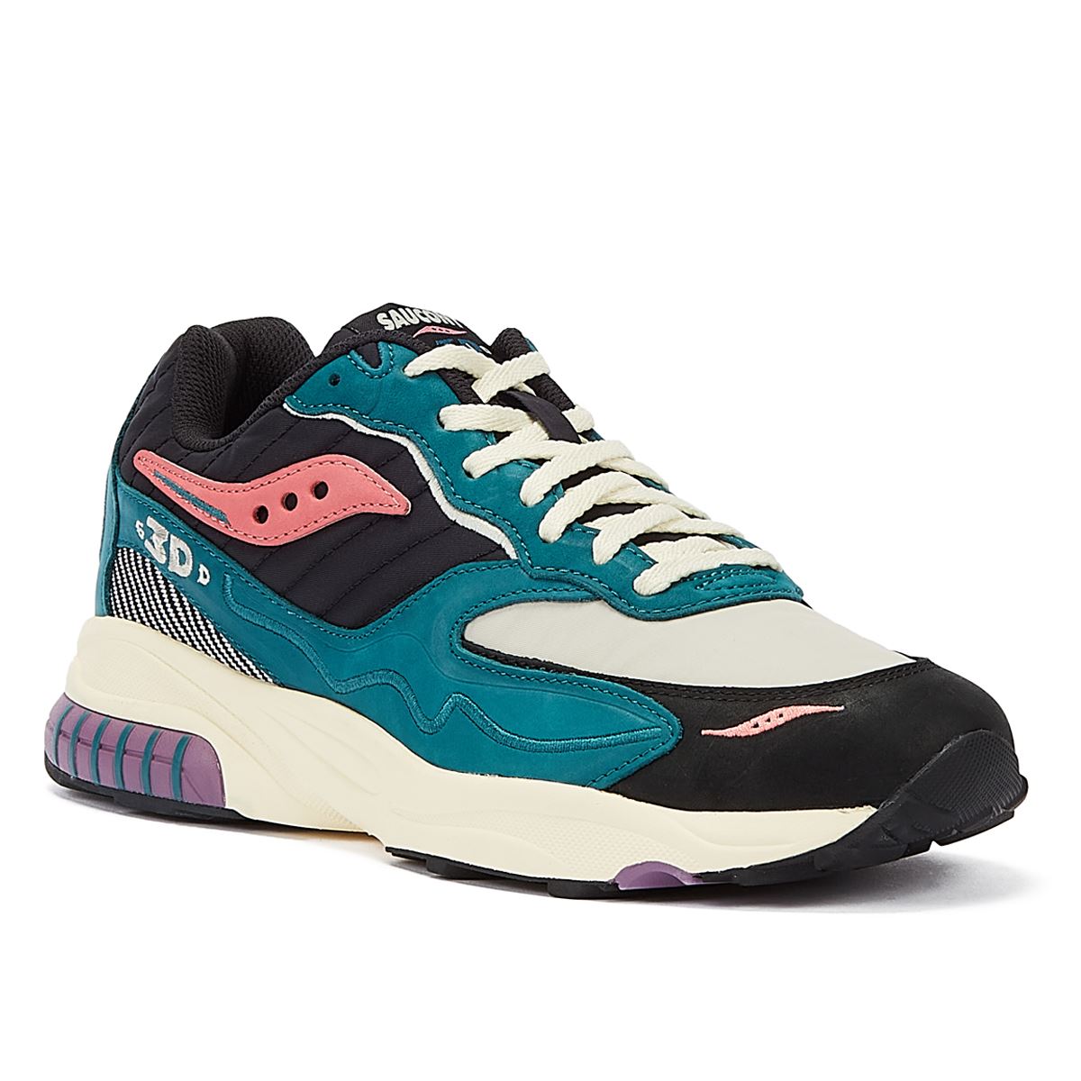 Saucony 3D Hurricane Green Trainers