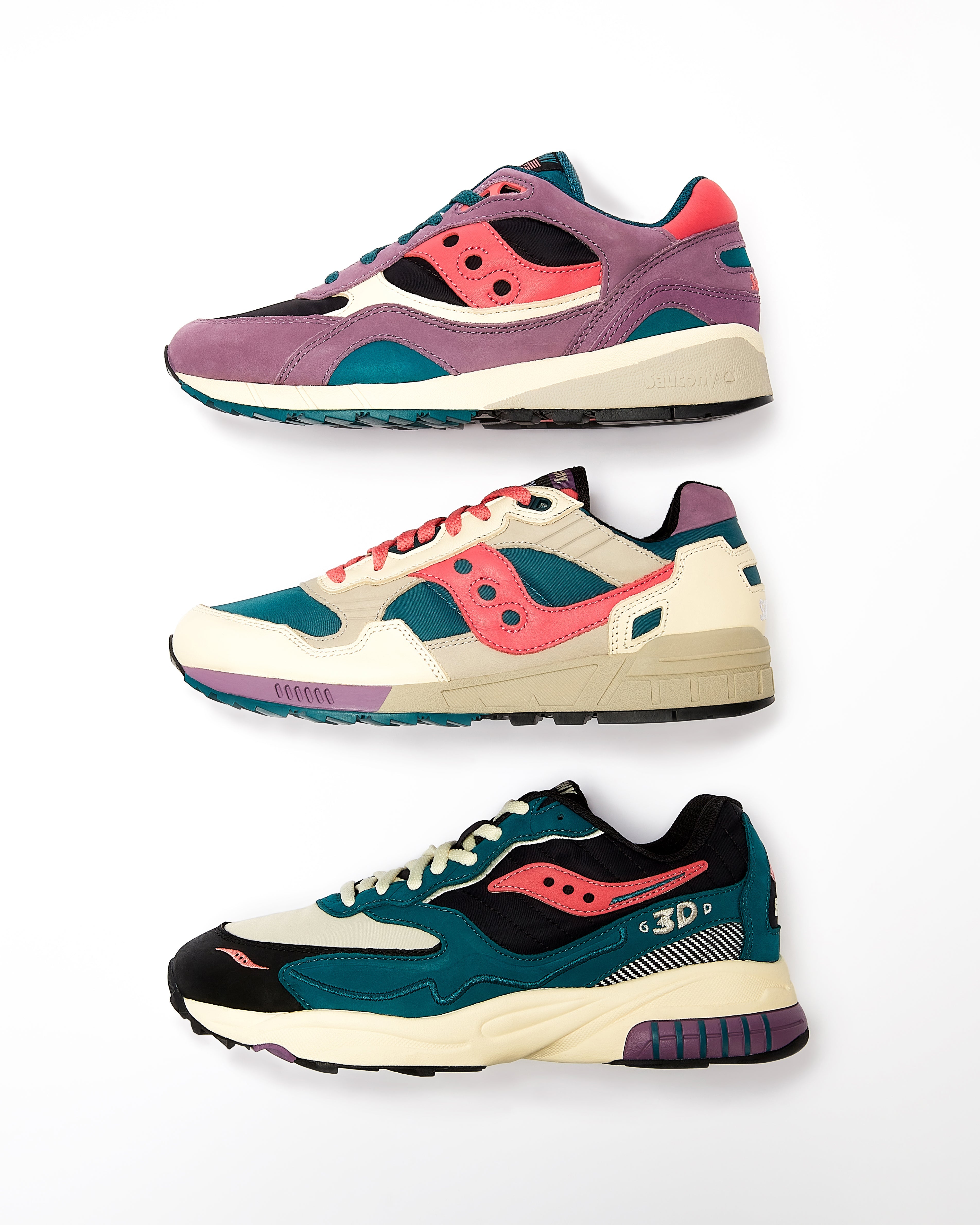 Saucony 3D Hurricane Green Trainers