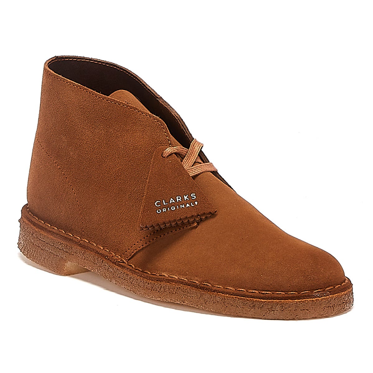 Clarks Originals Desert Trek Suede Mens Cola Boots