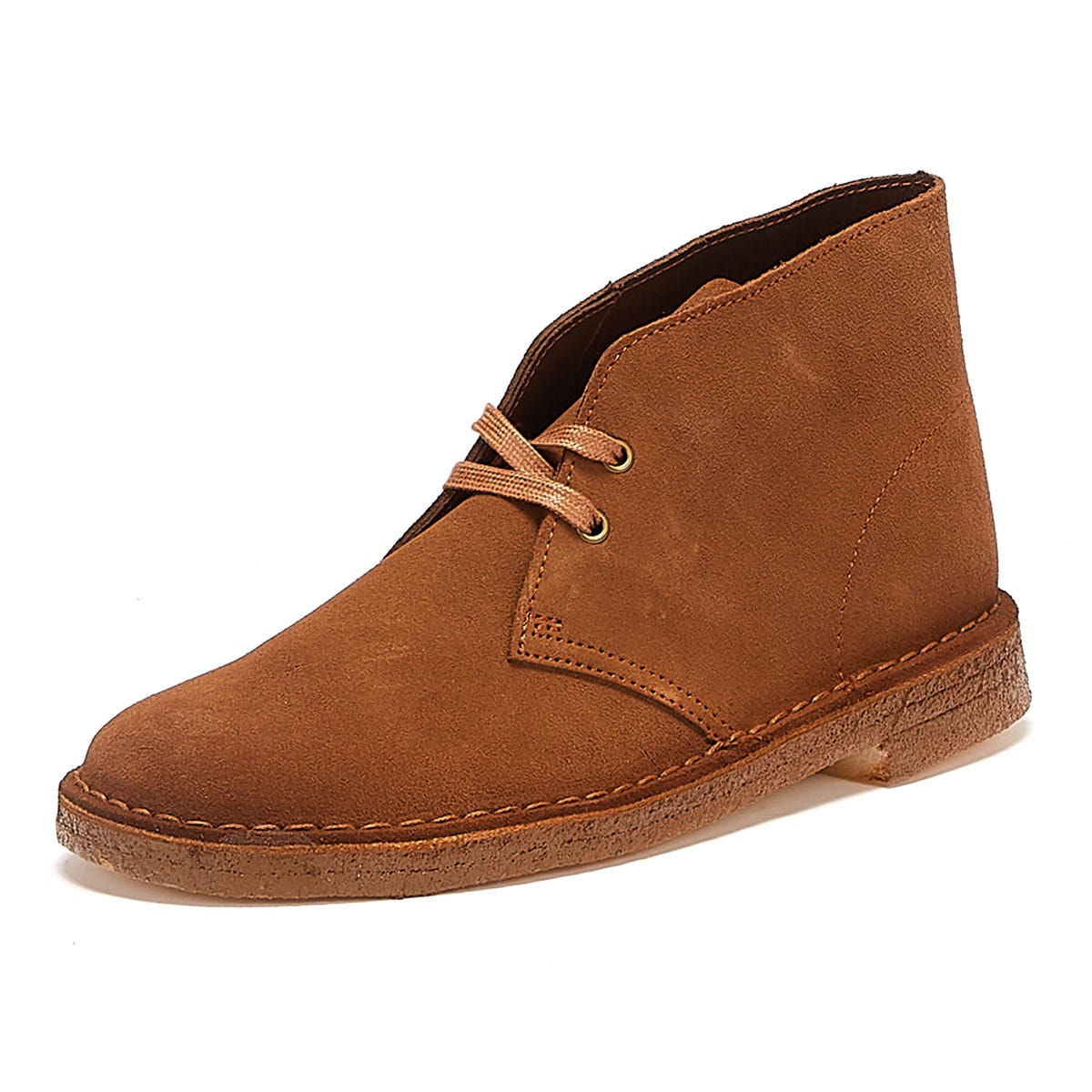 Clarks Originals Desert Trek Suede Mens Cola Boots