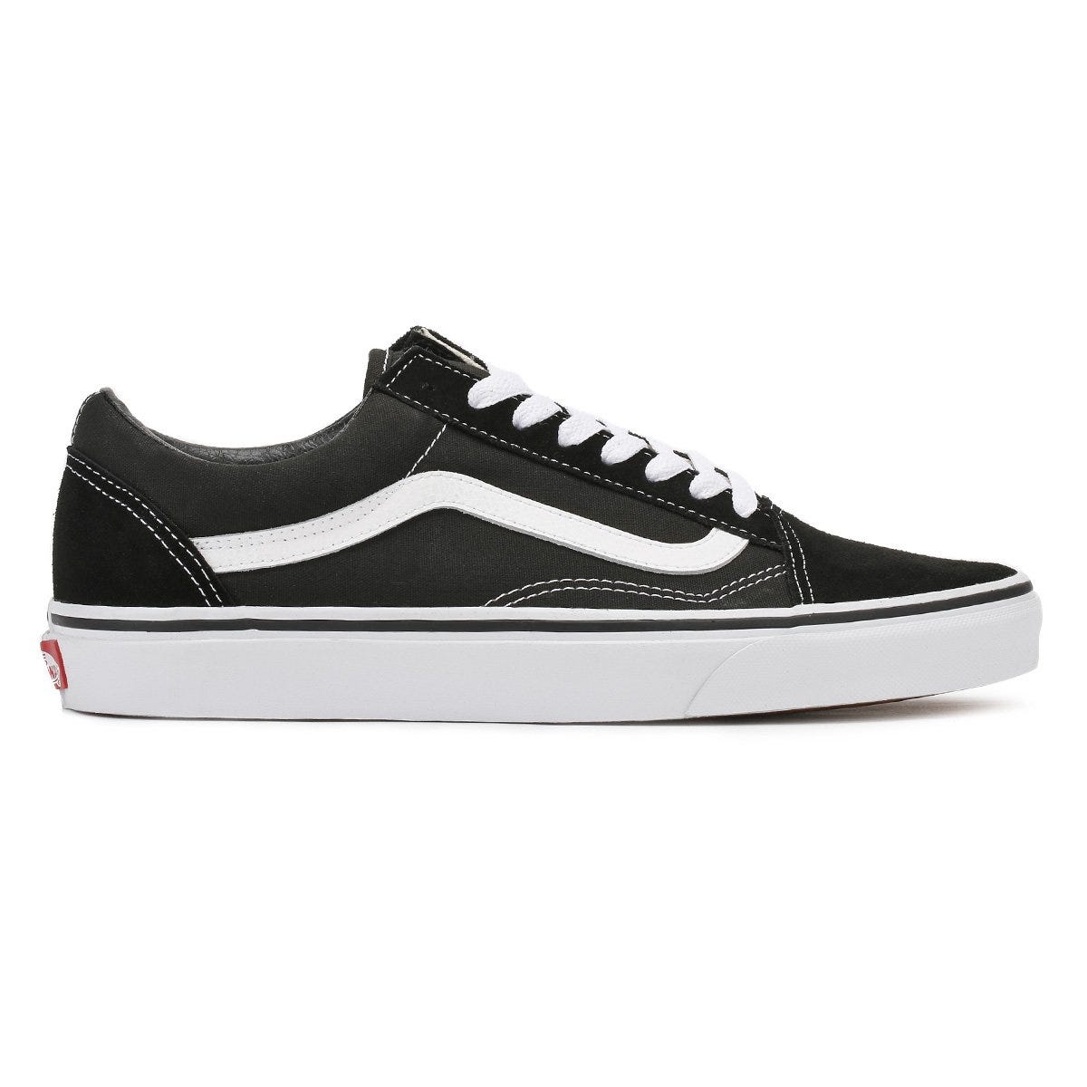 Vans Old Skool Mens Black / White Canvas Trainers