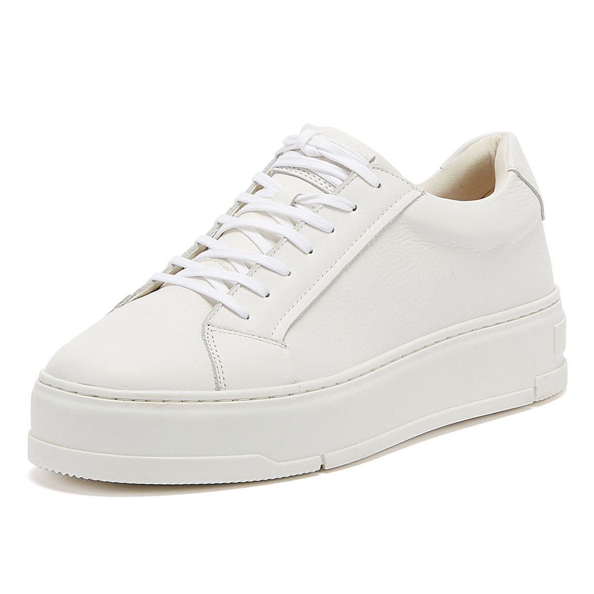 Vagabond Judy Leather Womens White Trainers