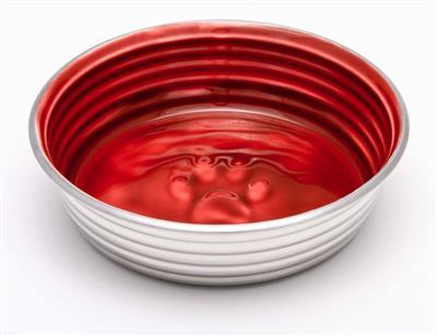 Stainless Steel Color Bowl -Red