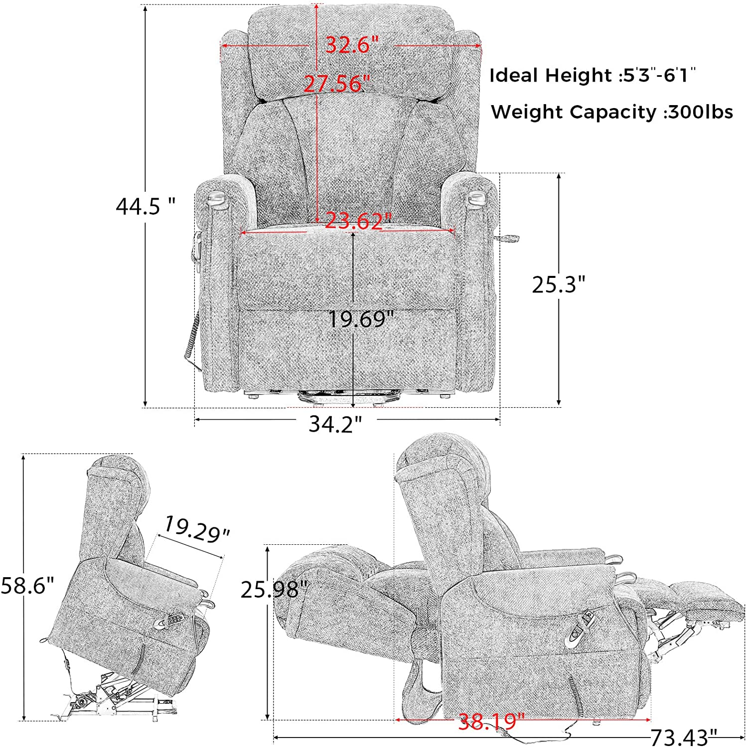 9200 Weights & Dimensions