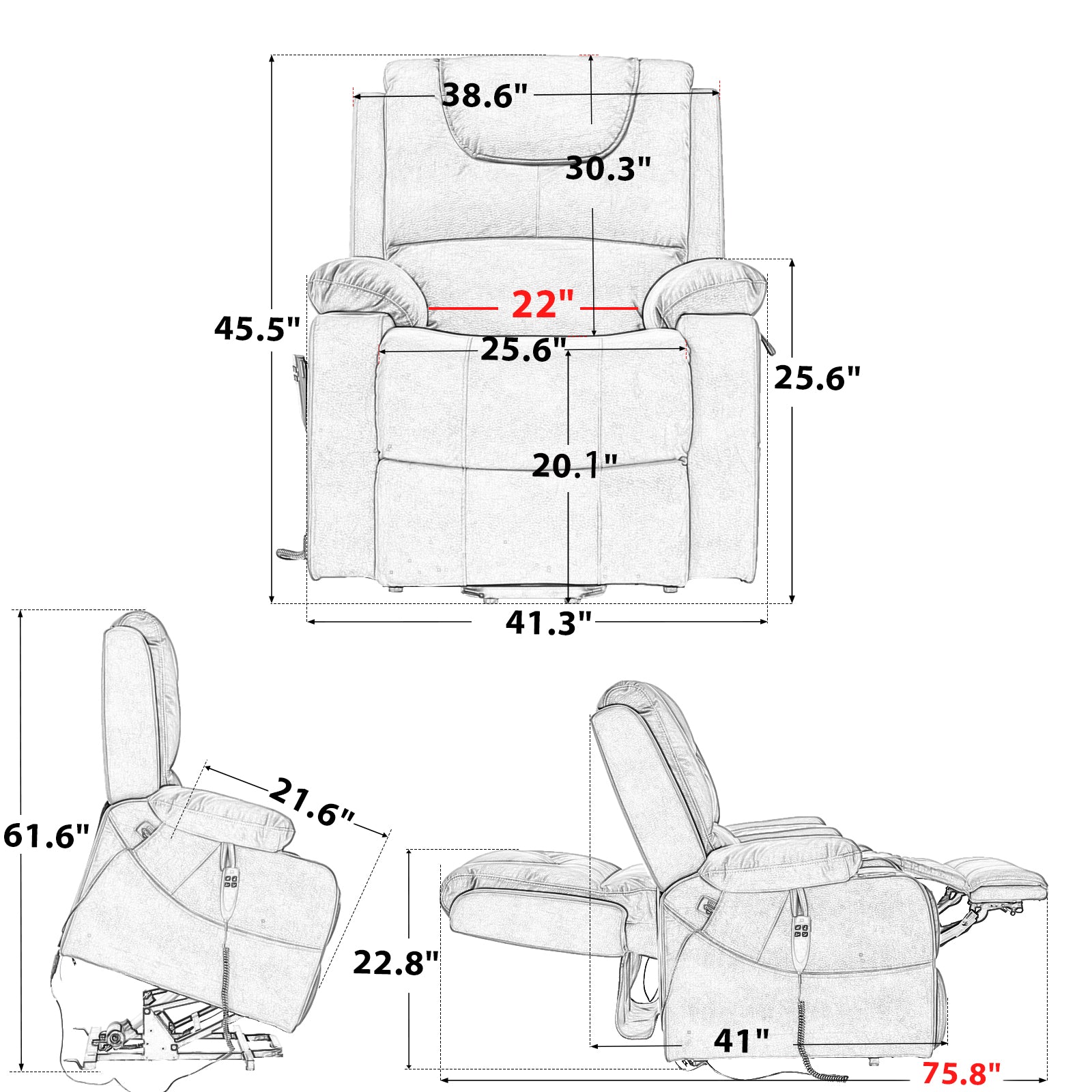9196E Weights & Dimensions