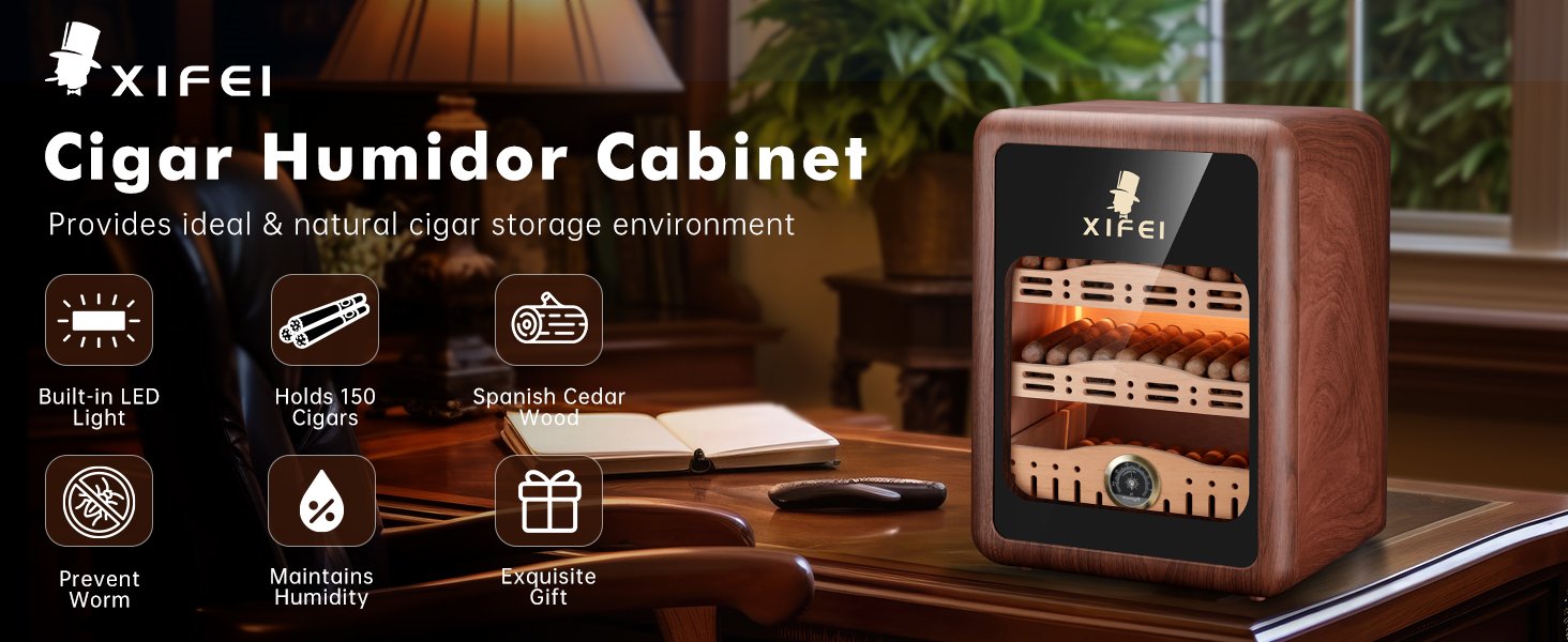 cigar humidor cabinet