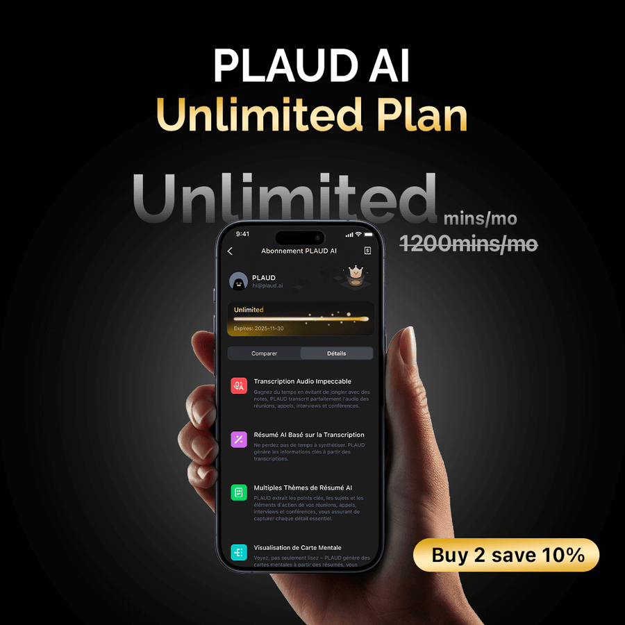 PLAUD AI Annual Unlimited Plan