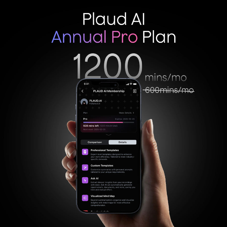 Plaud Note & AI Annual Pro Plan
