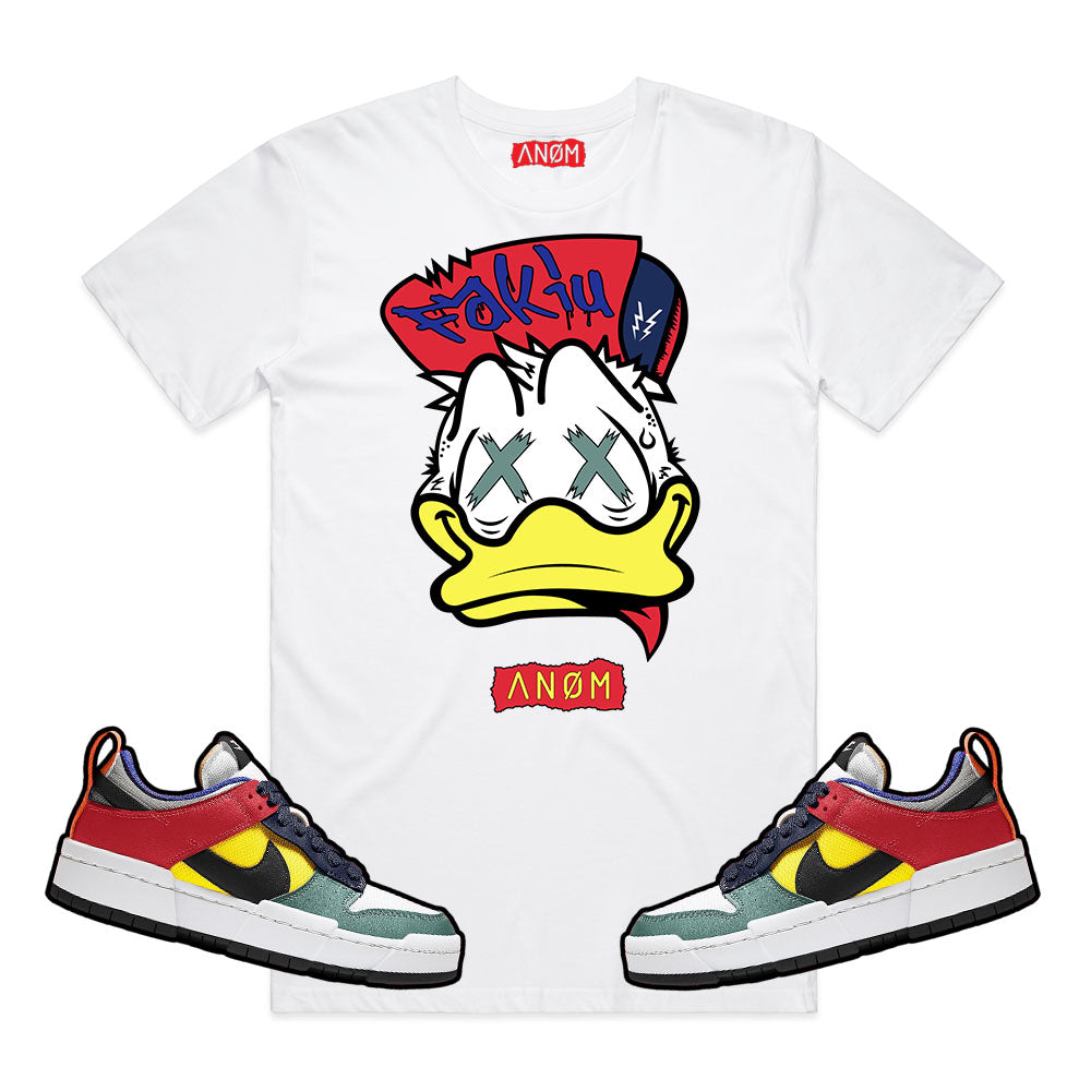 DONALD DUCK TEE-DUNKS LOW DISRUPT TIE BACK