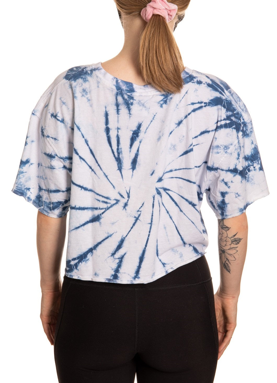 Florida Panthers Spiral Tie Dye Crop Top