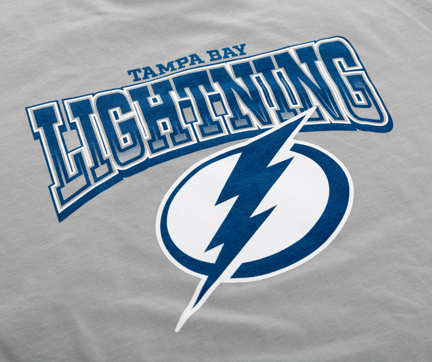 Tampa Bay Lightning Reverse French Terry Gradient Print T-Shirt