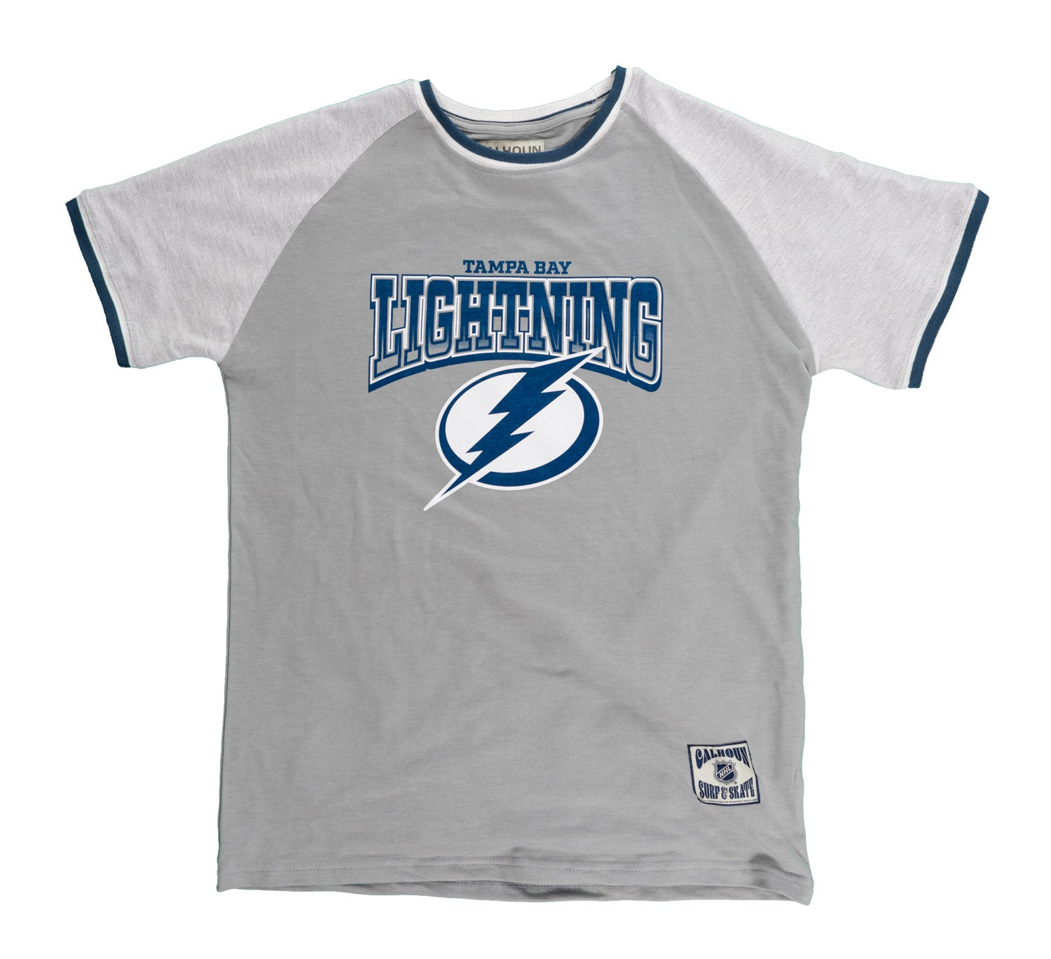 Tampa Bay Lightning Reverse French Terry Gradient Print T-Shirt