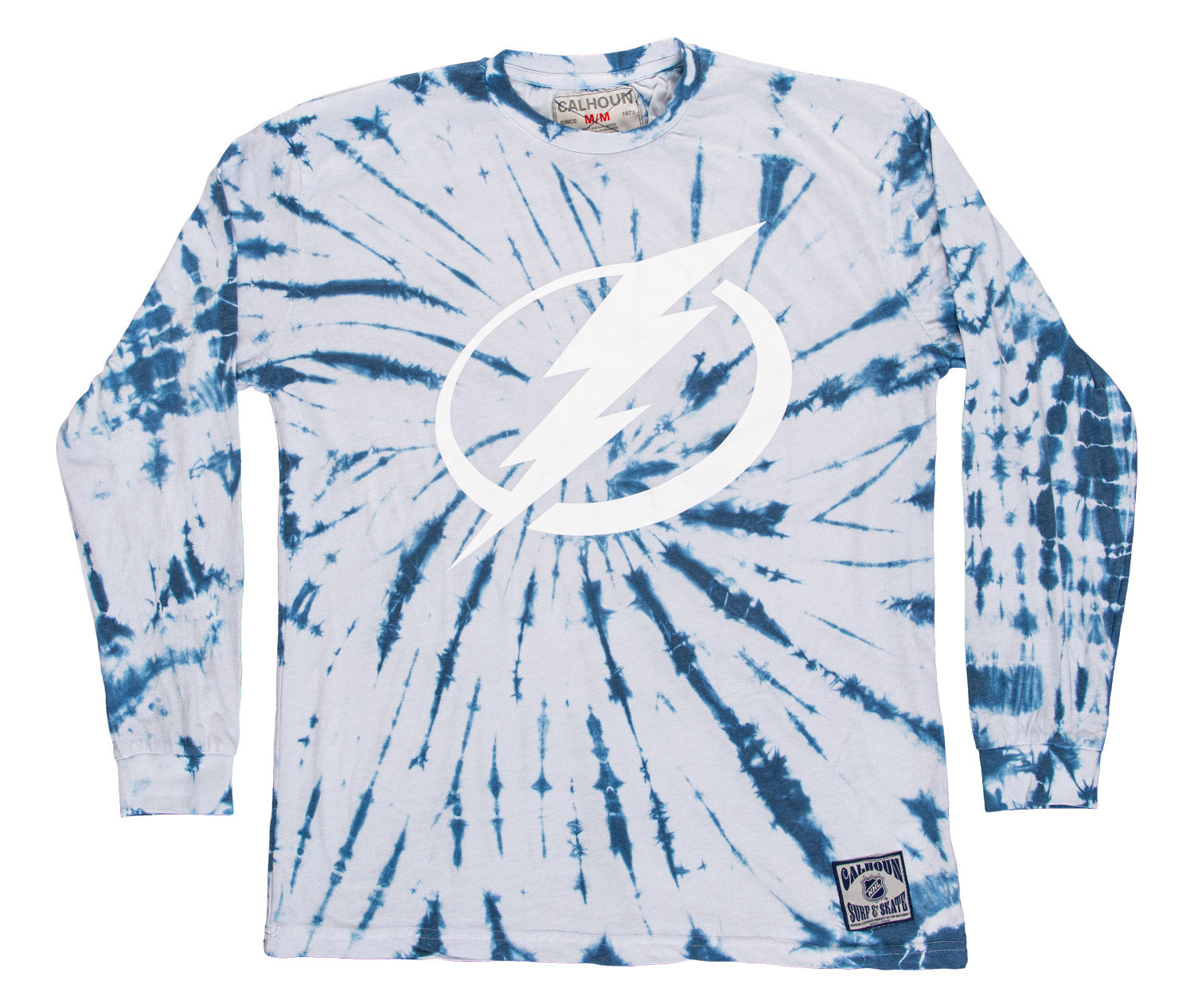 Tampa Bay Lightning Spiral Tie Dye Longsleeve Shirt