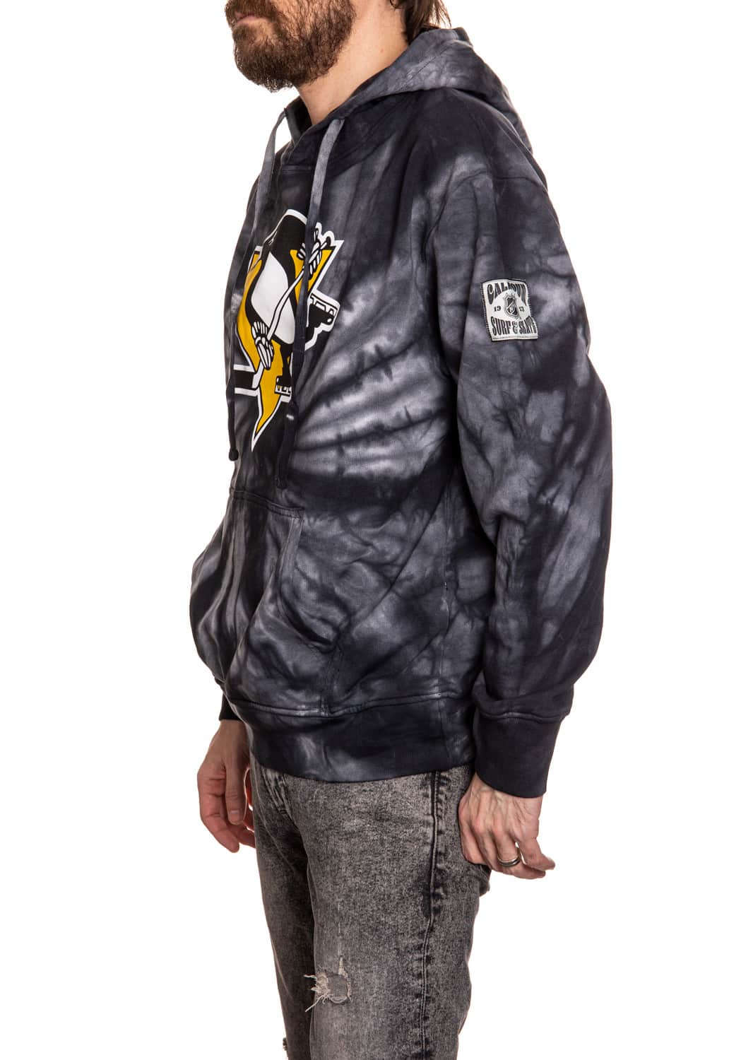 Pittsburgh Penguins Spiral Tie Dye Pullover Hoodie