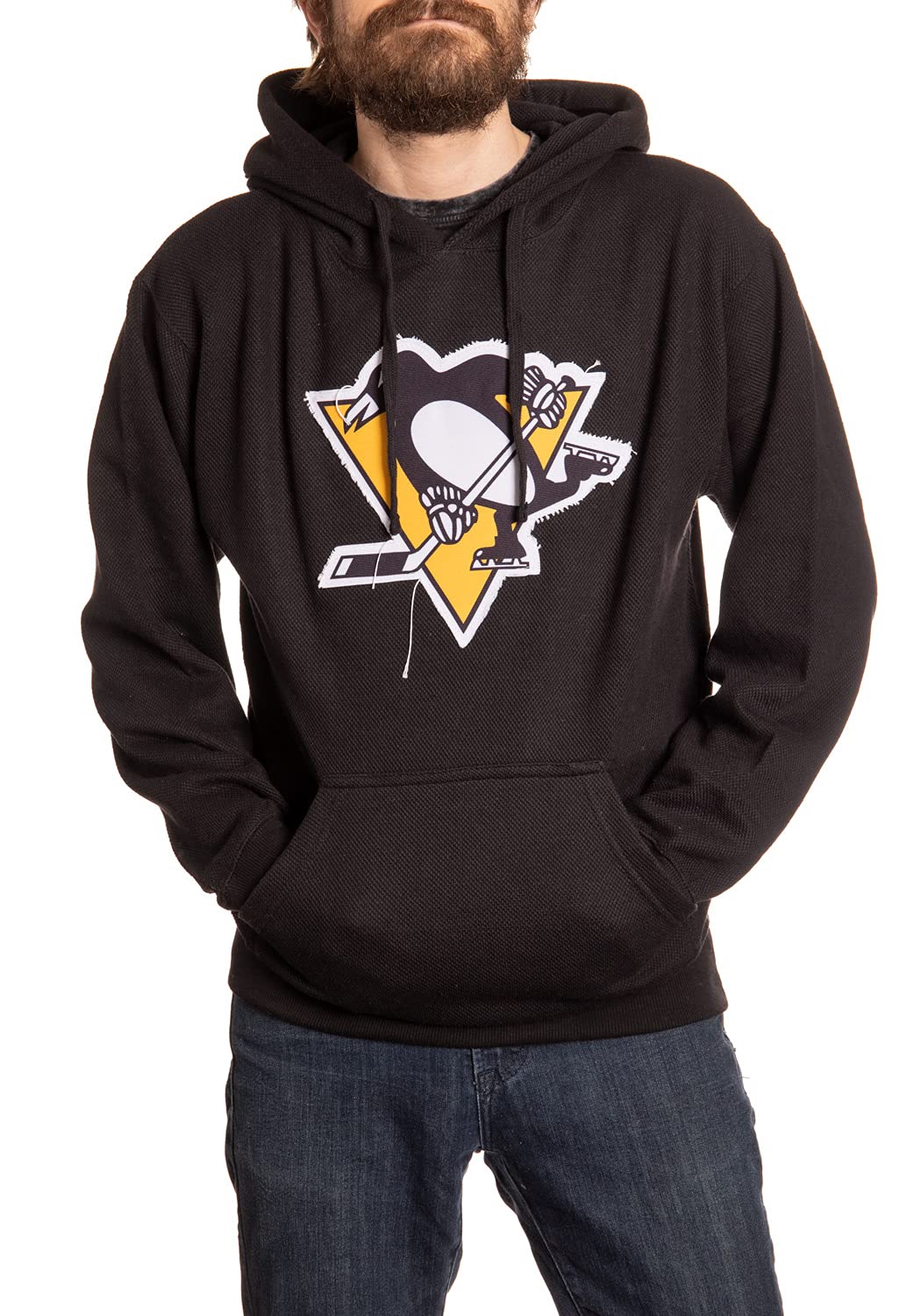 Pittsburgh Penguins Waffle Pullover Hoodie