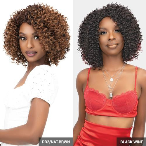 Janet Collection Natural Curly Wig Natural- Aubrey
