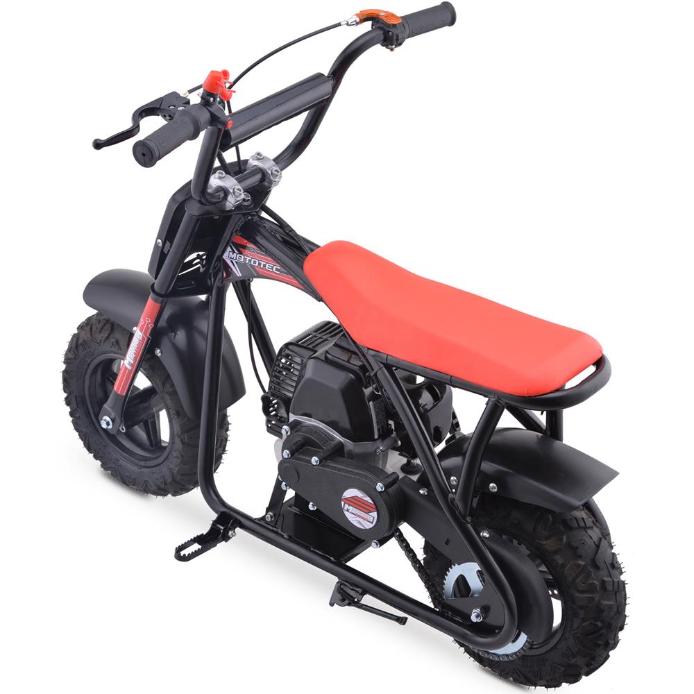 MotoTec Bandit 52cc 2-Stroke Kids Gas Mini Bike Blue