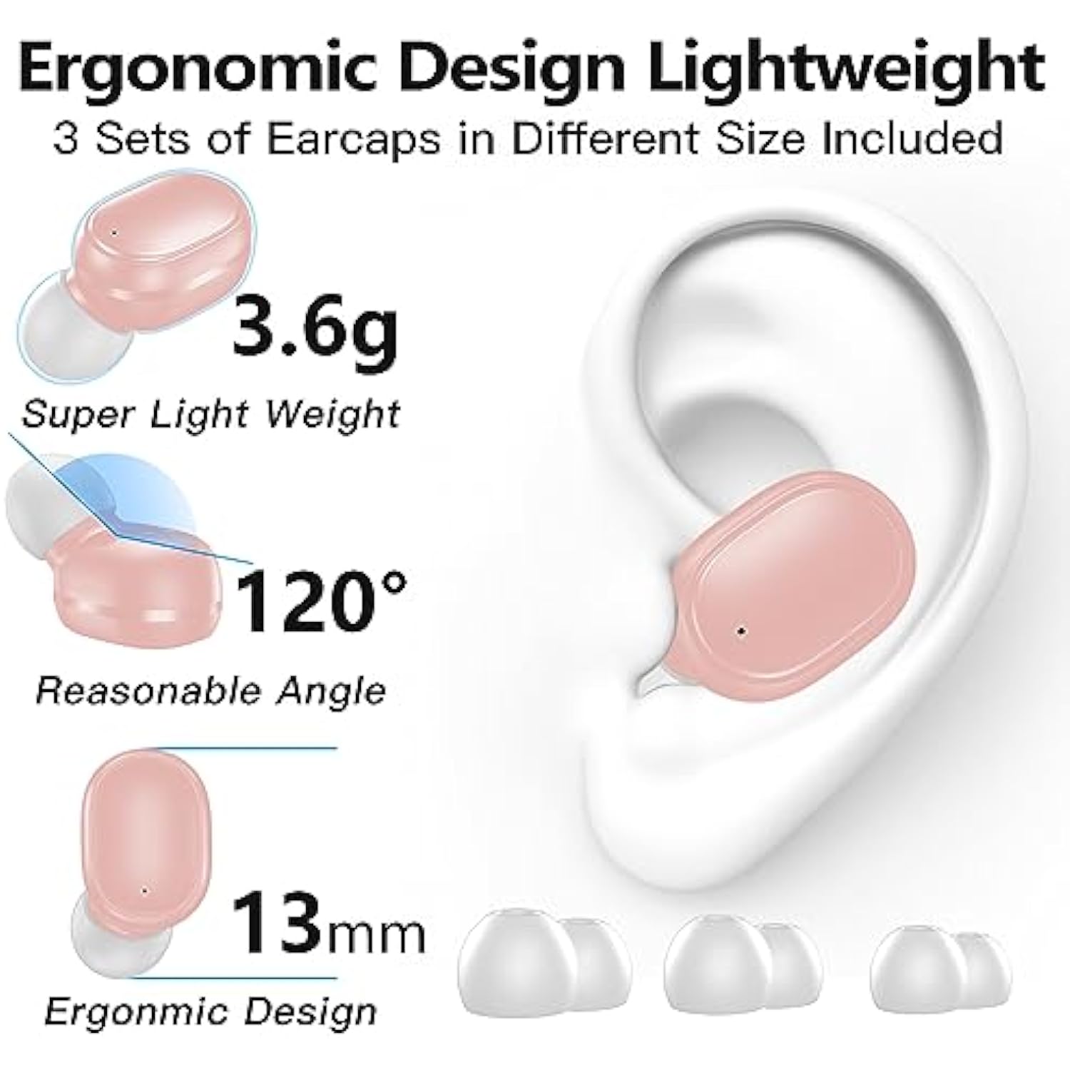 Deep Bass Hi-Fi Stereo Earbuds with Microphone, mmersive Premium Sound Ear Buds for All Phones