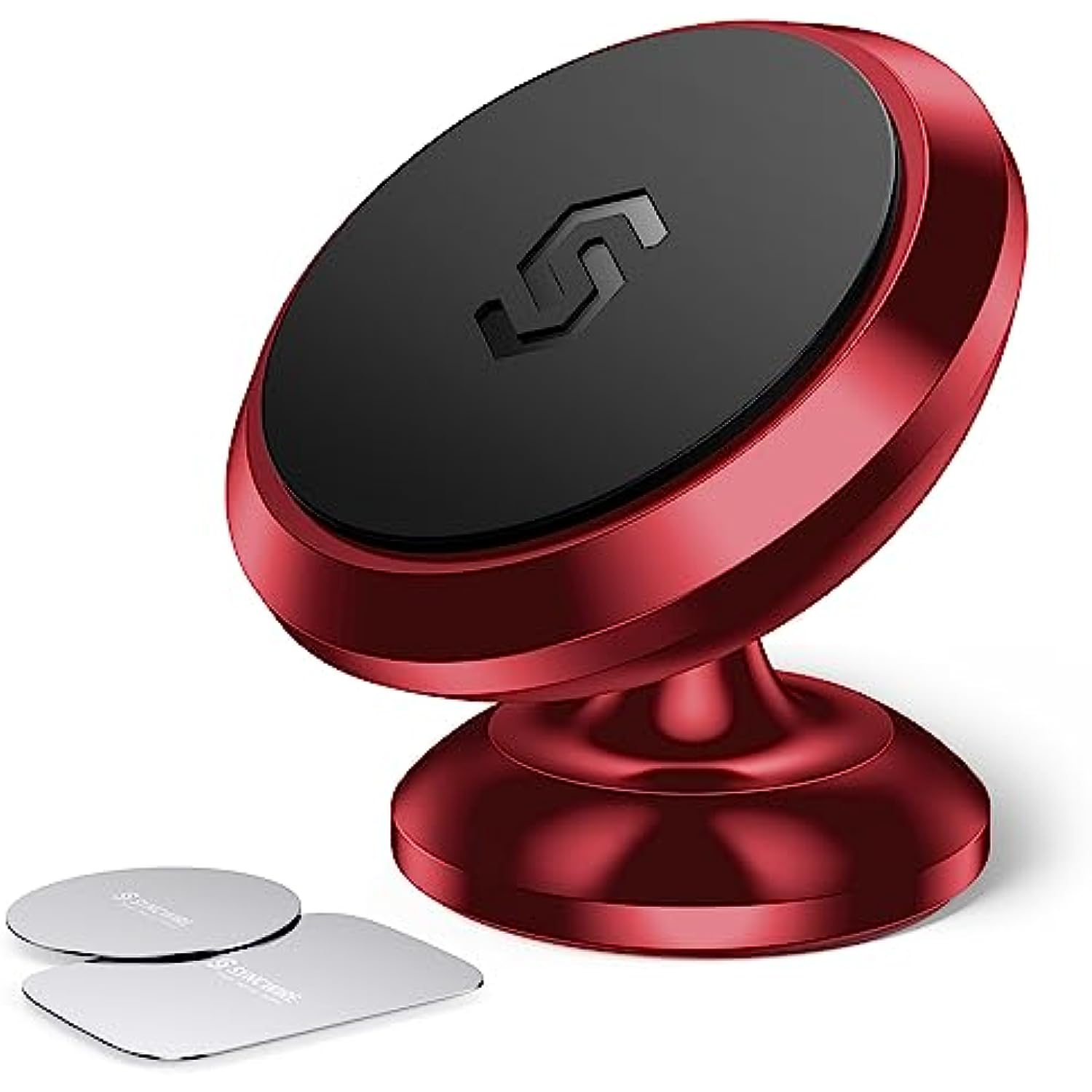 Adjustable Magnet Cell Phone Mount Compatible with iPhone, Samsung, LG, GPS & Mini Tablet