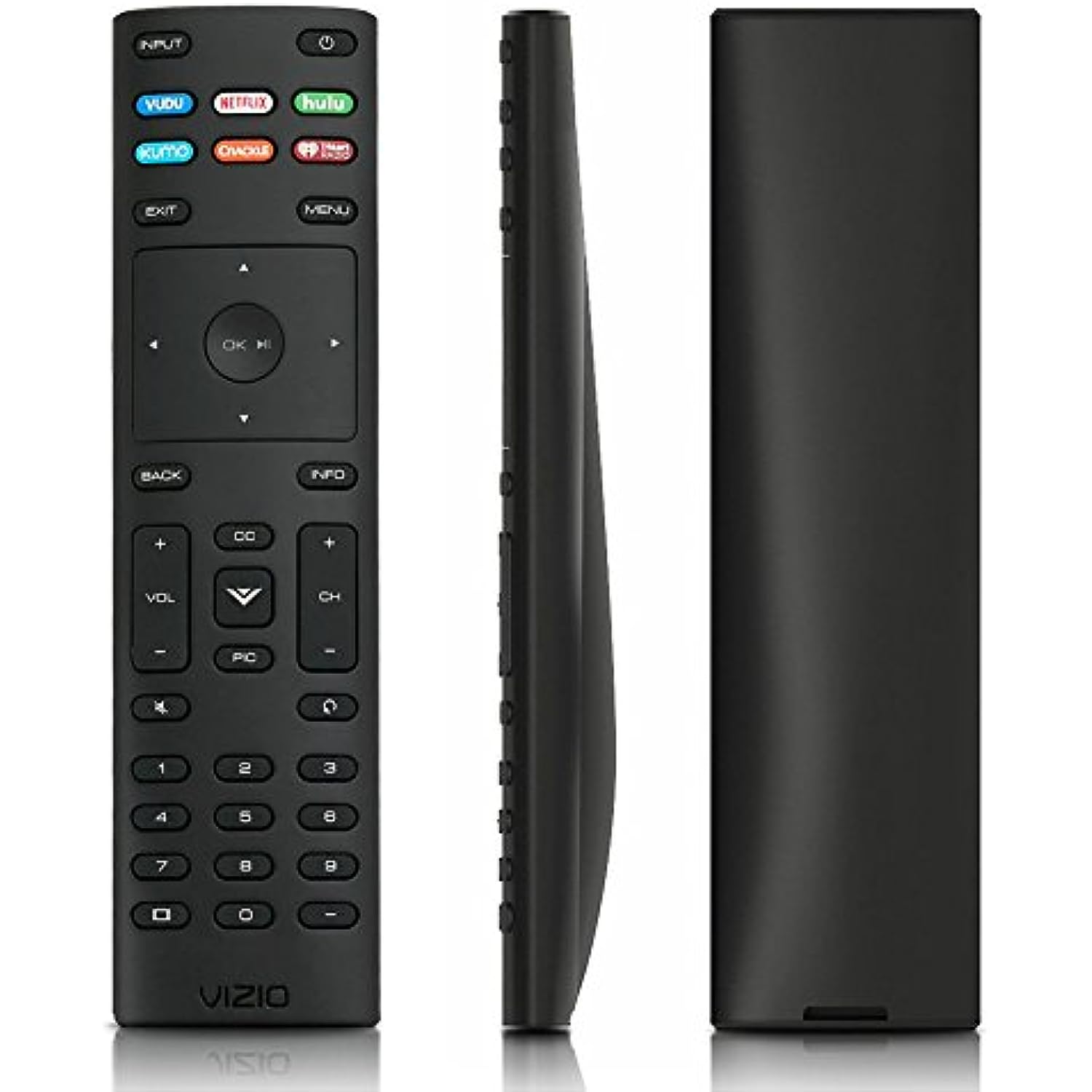 Universal Remote Control for VIZIO All LED LCD HD 4K UHD HDR Smart TVs with Hulu Netflix Vudu iHeart Radio, Crackle XUMO App Keys