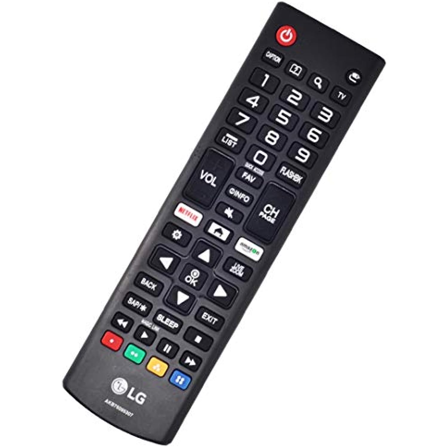 LG AKB75095307 Smart TV Remote Control LCD, LED, Smart TV - Batteries NOT Included