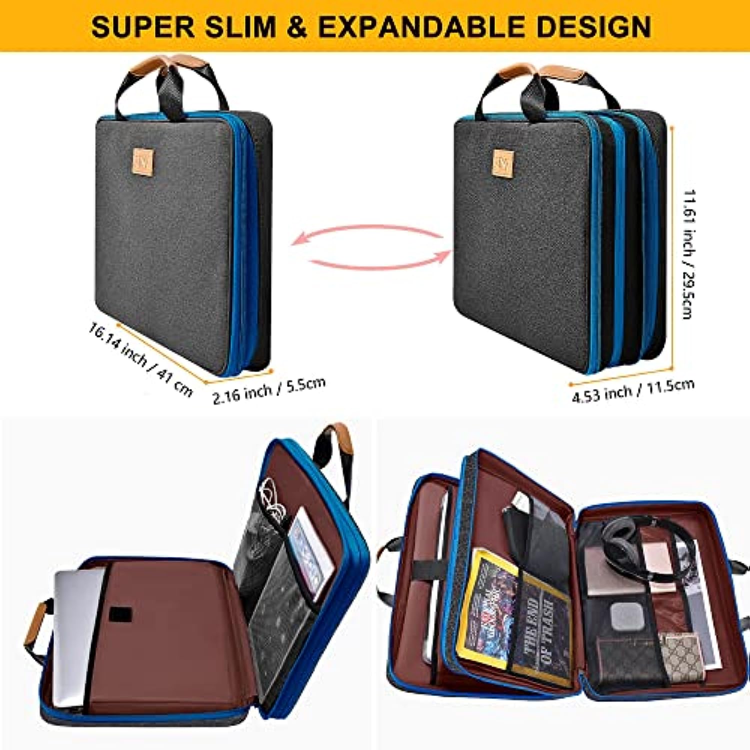 Expandable Laptop Case for 13-15.6 Laptops