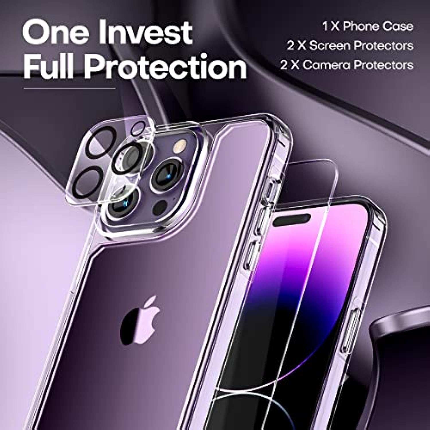 Military-Grade Drop Protection Slim Phone Case for iPhone 14 Pro Max