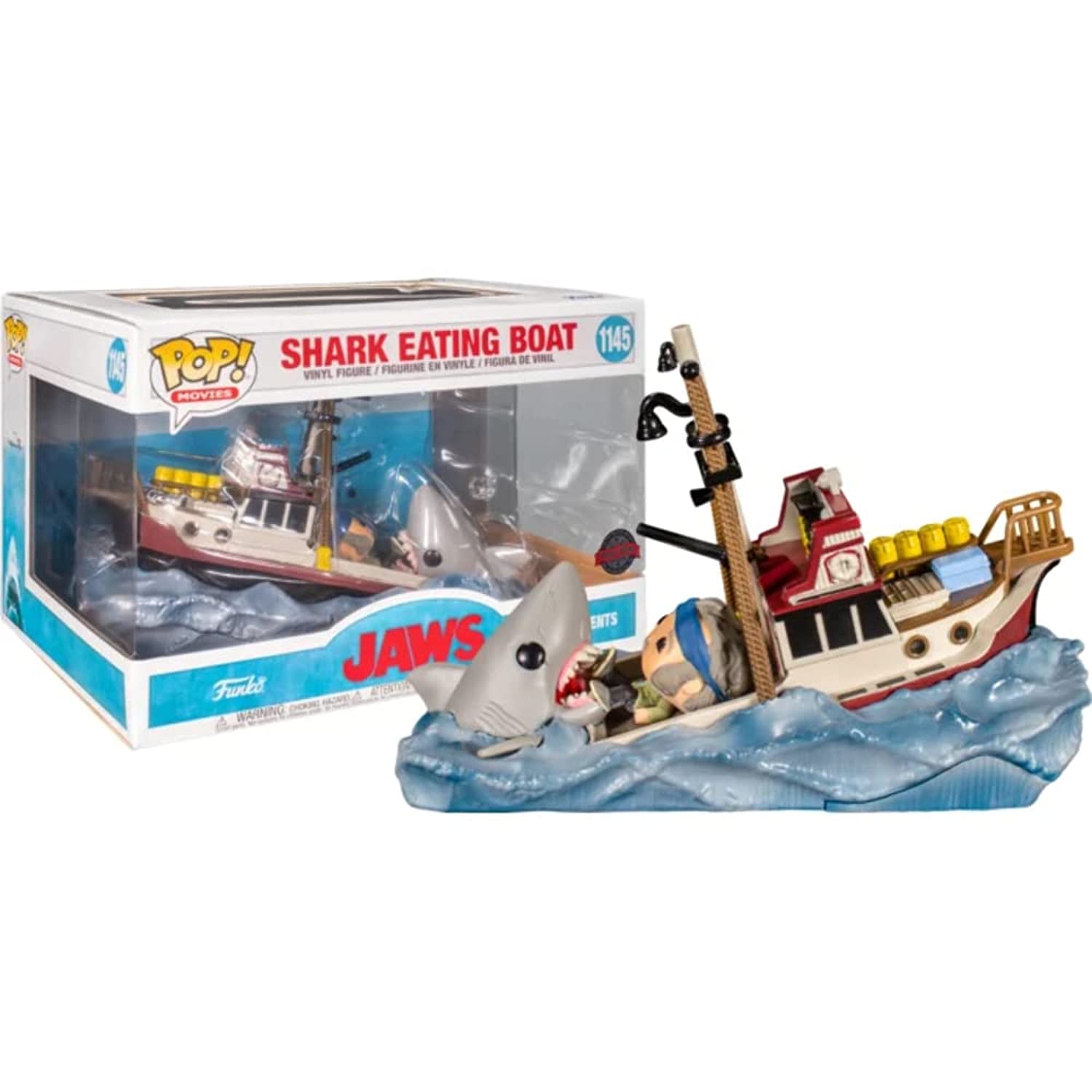 Jaws - Eating Boat Movie Moment Pop! Vinyl [Rs]