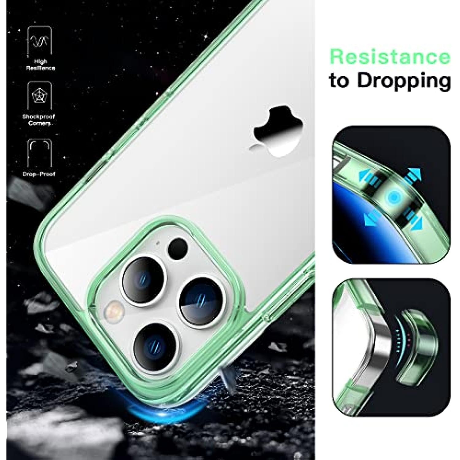 Shockproof Phone Bumper Cover for iPhone 14 Pro Max