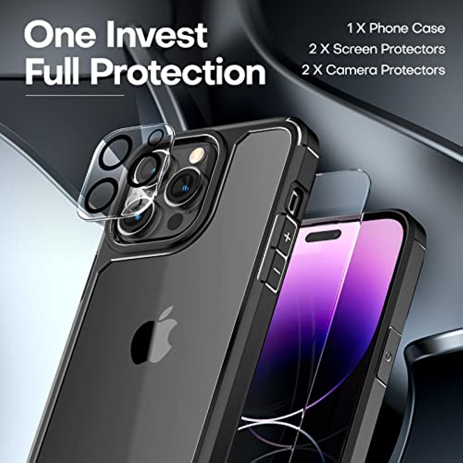 Military-Grade Drop Protection Slim Phone Case for iPhone 14 Pro Max