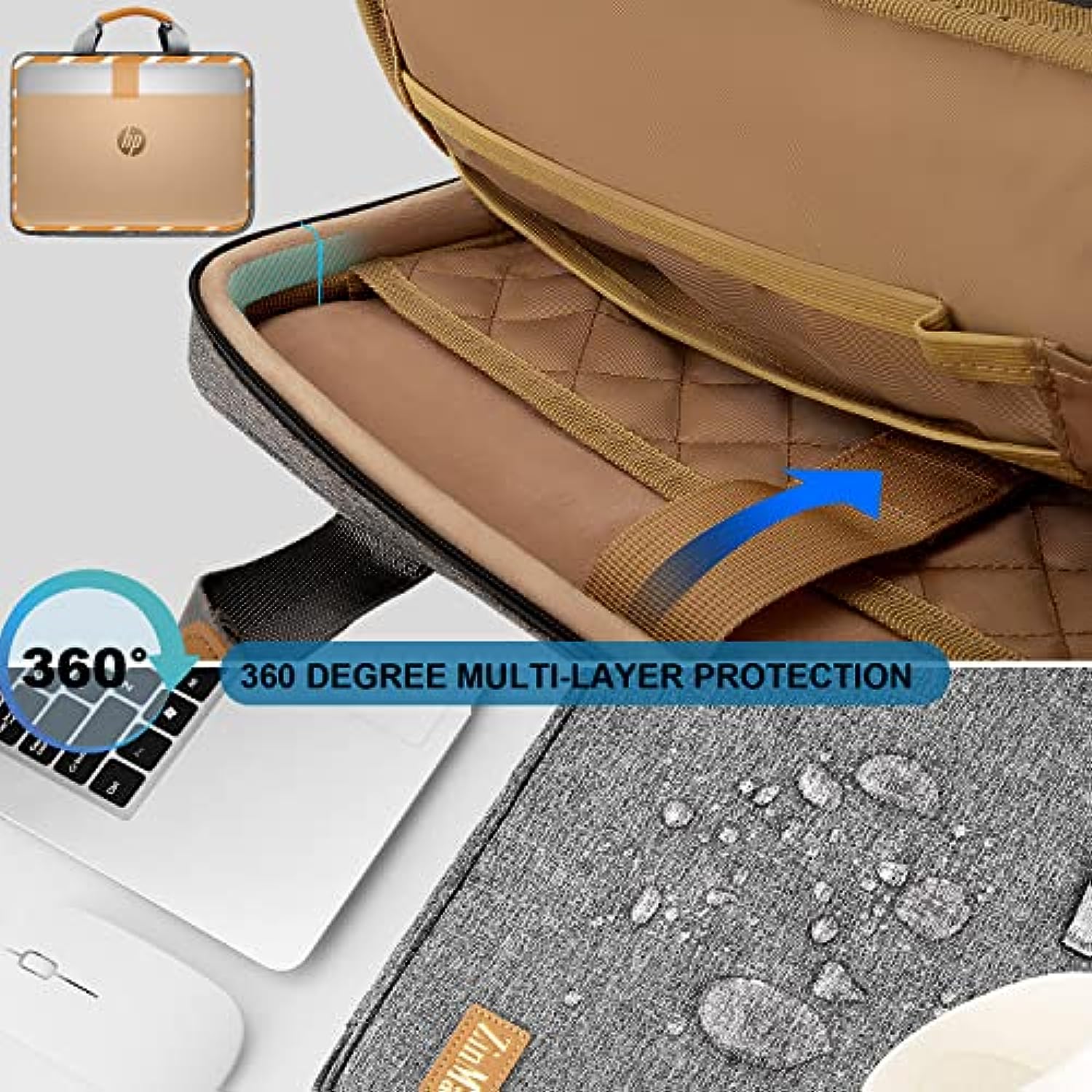 Expandable Laptop Case for 13-15.6 Laptops