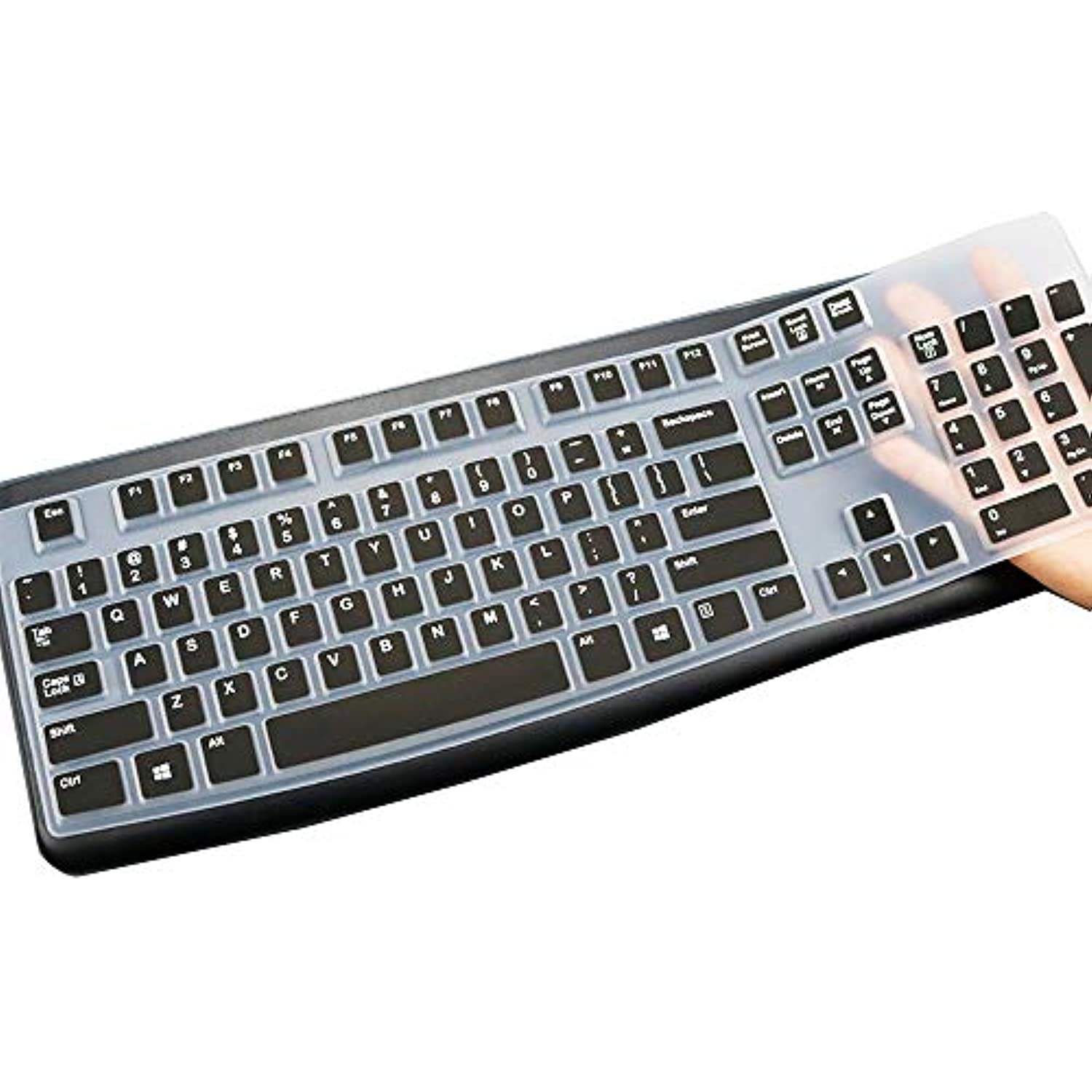 Keyboard Cover Skin Protector for Logitech MK120 K120 Wired Keyboard