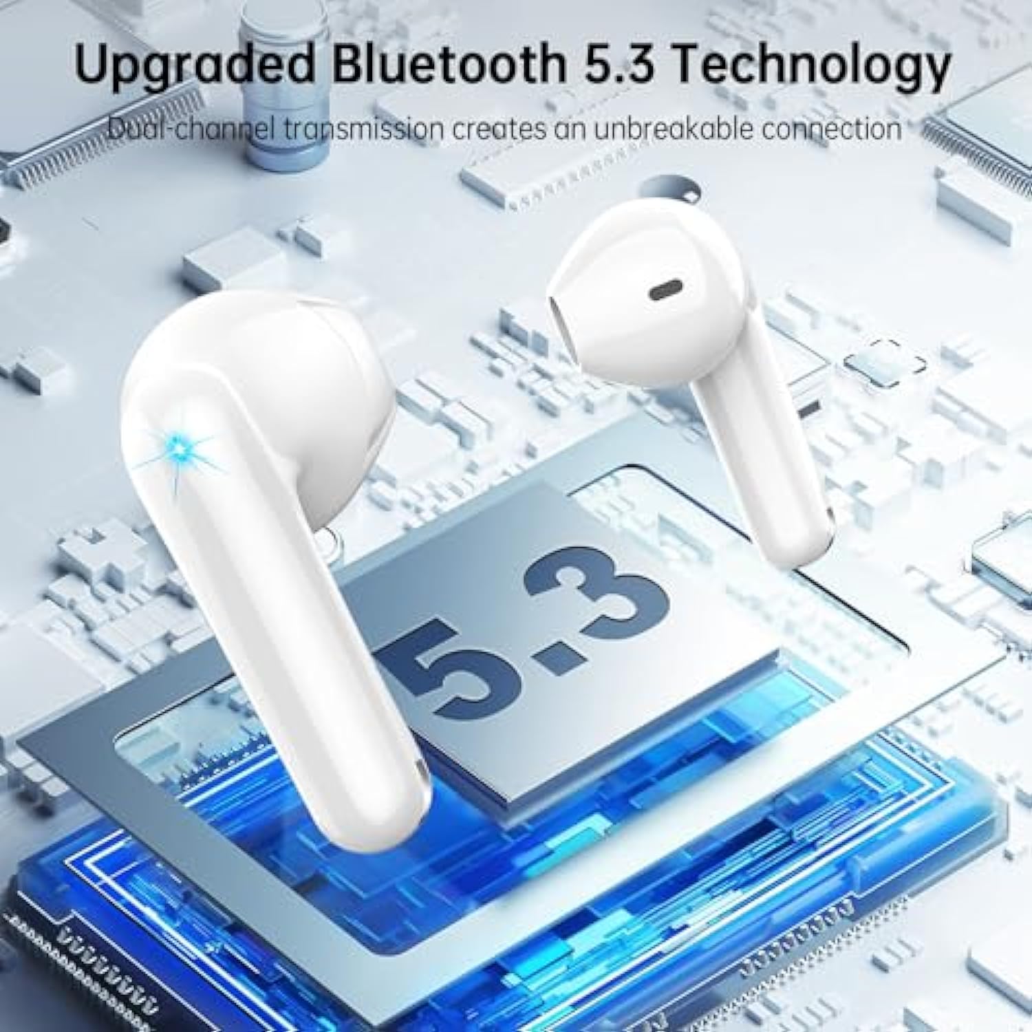 3g Bluetooth Headphones in Ear with 4 ENC Mic