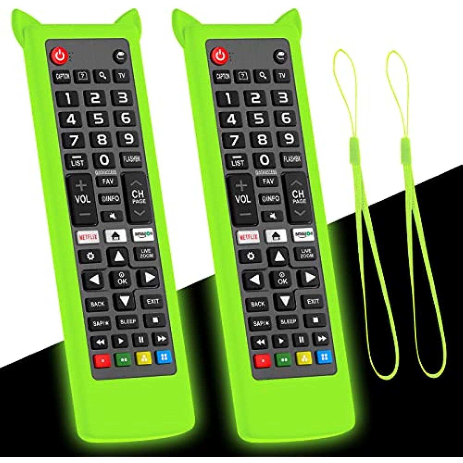 Pack of 2 Universal Remote for LG Remote Control Smart TV with Netflix, Prime Video Shortcut Keys Compatible with All Models LG TV