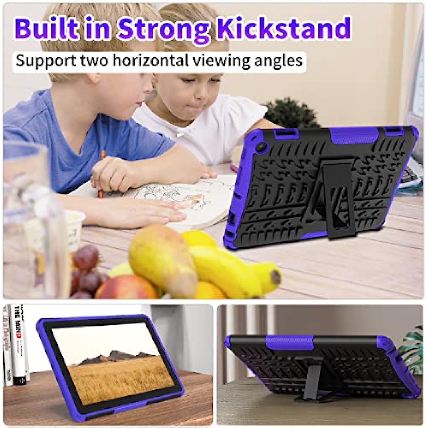Tablet HD 8 & 8 Plus Case 12th Generation with Kickstand