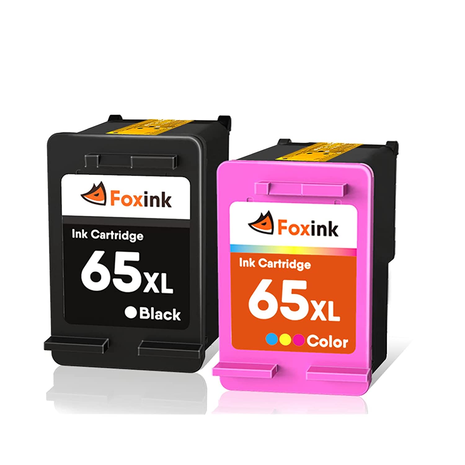 Ink Cartridge Replacement For Hp 65Xl 65 Ink Cartridges Black Color Combo Pack For Envy 5055 5052 5058 Deskjet 3755 2655 3720 3722 3723 3752 3758 2652 Printer (..